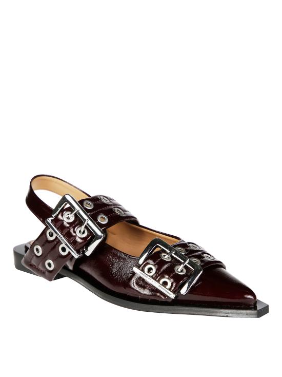 25FW 가니 플랫 슈즈 S3086 436 MARRONE - GANNI