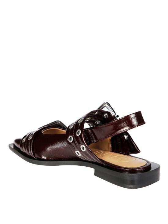 25FW 가니 플랫 슈즈 S3086 436 MARRONE - GANNI