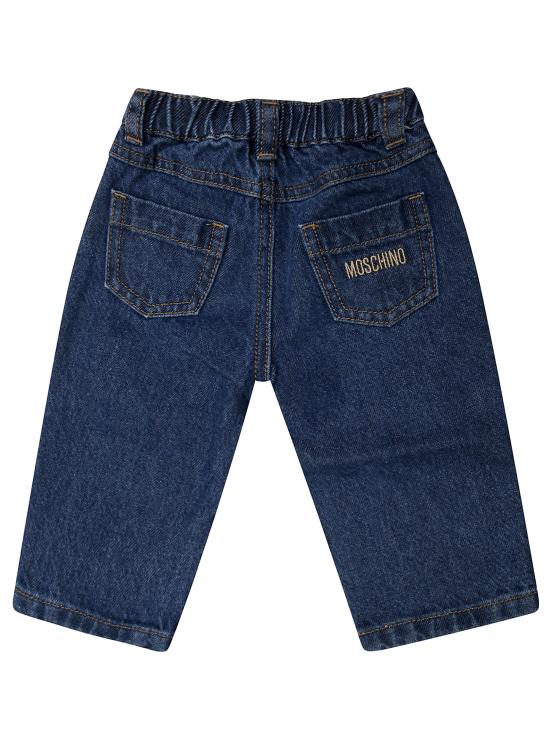 25FW [키즈] 모스키노 진 MMP04Z L0E29 40335 IMPERIAL BLUE - MOSCHINO