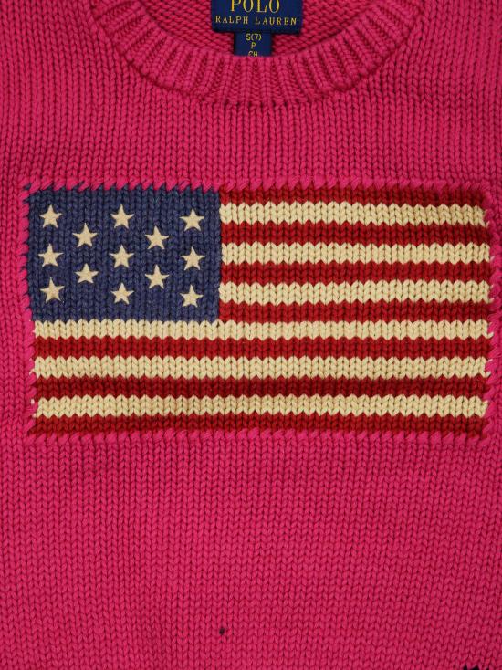 25FW [키즈] 랄프 로렌 가디건 313668609009 PREPPY PINK FUXIA - RALPH LAUREN