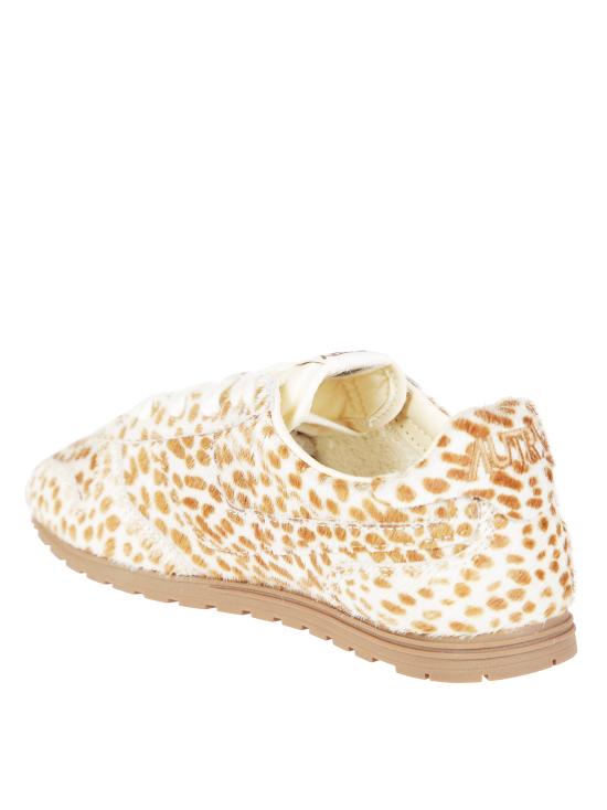 25FW 오트리 WINDSPIN 윈드스핀 스니커즈 WSLW YN04 PONY NYLON ANIM IVORY ANIMALIER - AUTRY