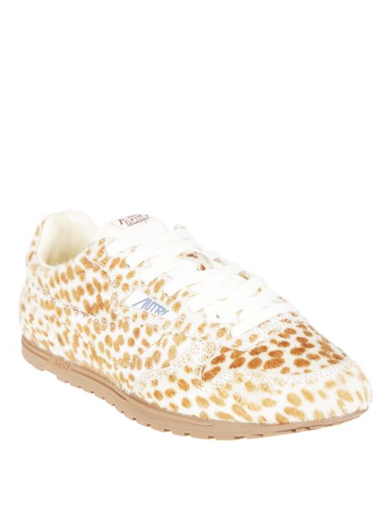 25FW 오트리 WINDSPIN 윈드스핀 스니커즈 WSLW YN04 PONY NYLON ANIM IVORY ANIMALIER - AUTRY