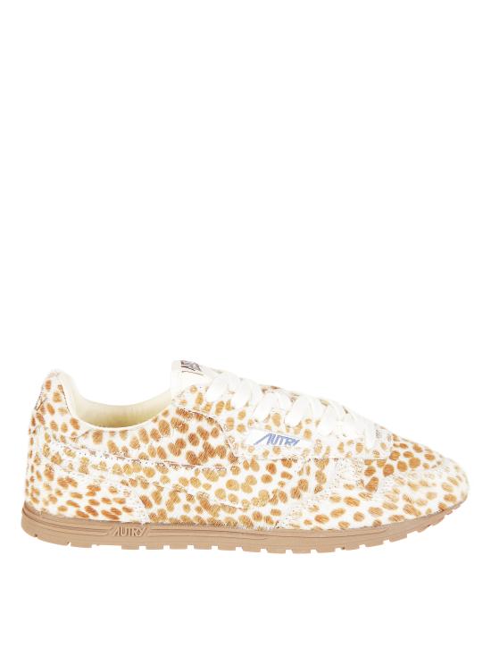 25FW 오트리 WINDSPIN 윈드스핀 스니커즈 WSLW YN04 PONY NYLON ANIM IVORY ANIMALIER