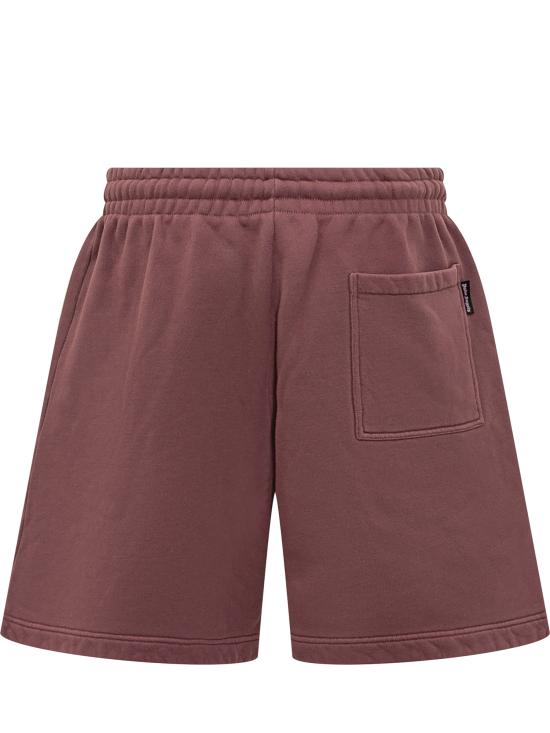 25FW 팜앤젤스 숏팬츠 PMCI019F25FLE001 2825 BURGUNDY RED - PALM ANGELS