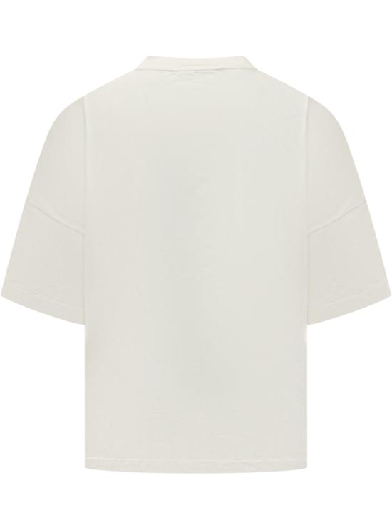 25FW 팜앤젤스 반팔 티셔츠 PMAA10BF25JER004 0360 OFF WHITE BROWN - PALM ANGELS