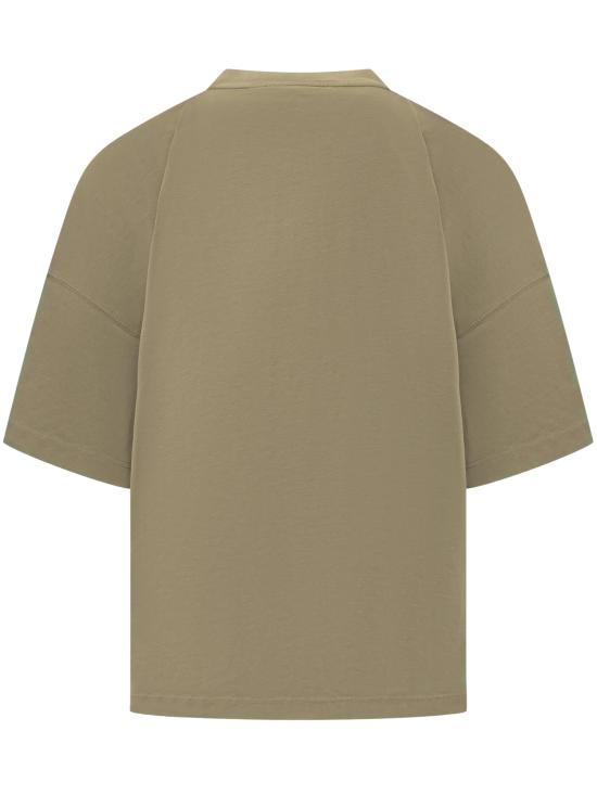 25FW 팜앤젤스 반팔 티셔츠 PMAA10BF25JER004 5860 ARMY GREEN BROWN - PALM ANGELS