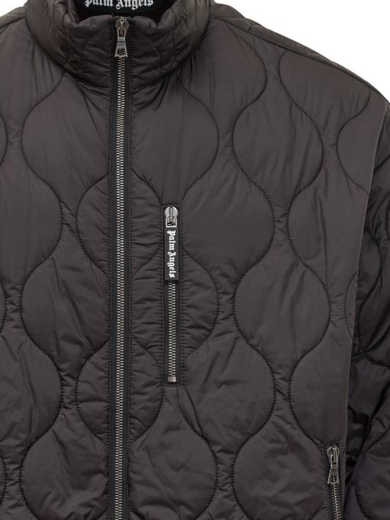 25FW 팜앤젤스 봄버 자켓 PMEJ00AF25FAB001 1003 BLACK - PALM ANGELS