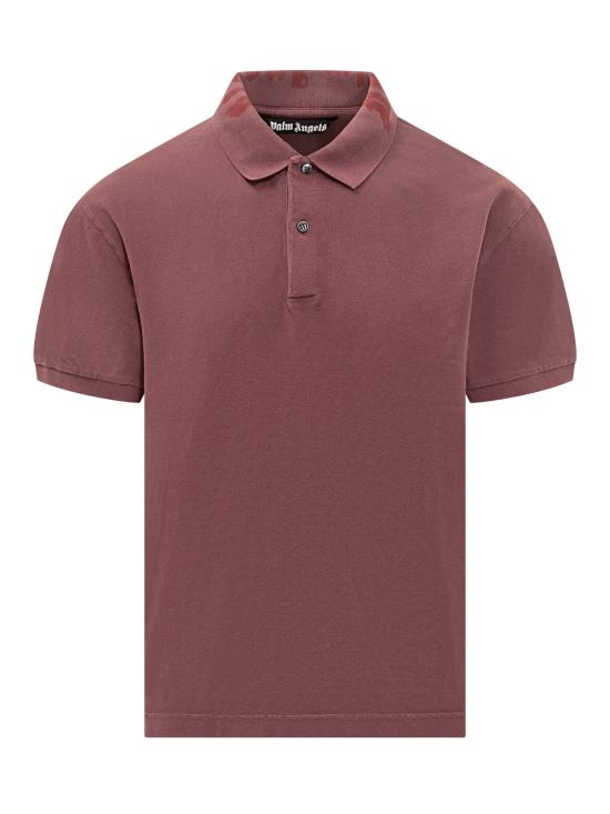 25FW 팜앤젤스 폴로 티셔츠 PMGB02AF25FAB001 2825 BURGUNDY RED