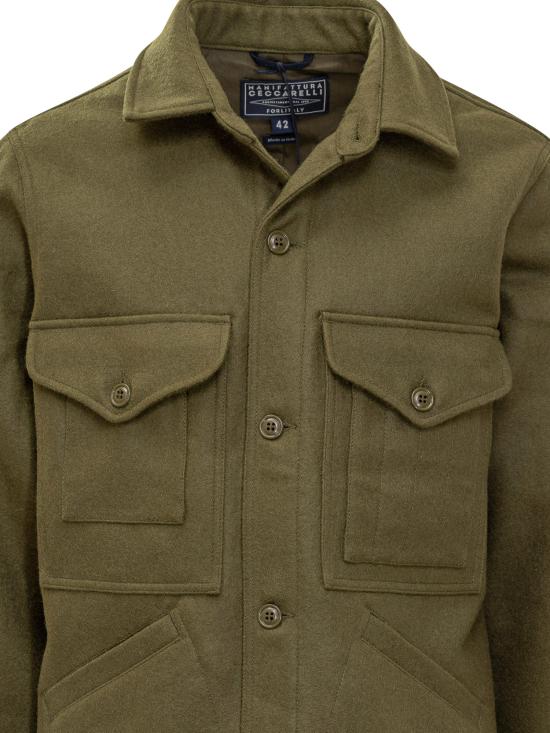25FW 마니팟투라 체카렐리 자켓 7079QR MILITARY GREEN - MANIFATTURA CECCARELLI