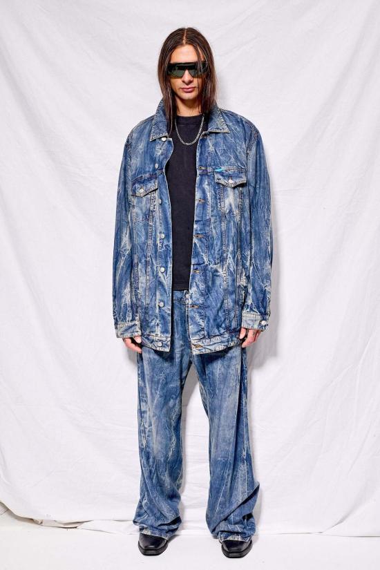  Grossi 데님 자켓 그로시 트위스티드 트러커 더티 워시 - OTHER BRANDS