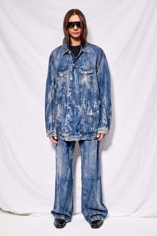  Grossi 데님 자켓 그로시 트위스티드 트러커 더티 워시 - OTHER BRANDS