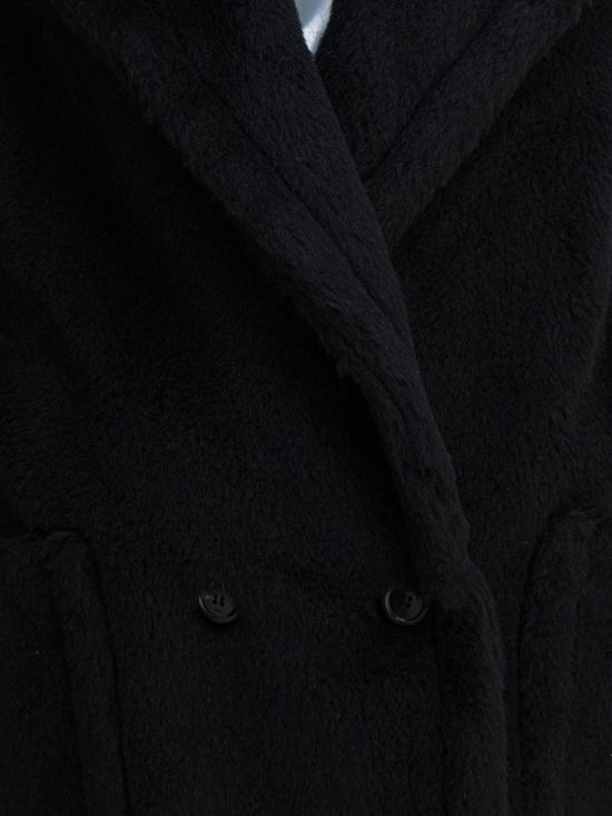 25FW 막스마라 테디 알파카 울 더블브레스트 베스트 2521276253 BORMIDA1234008 BLACK - MAX MARA