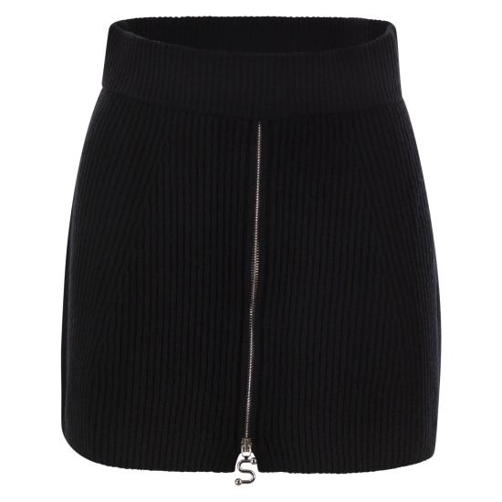 25FW 스포트막스 숏 스커트 2522306012600 BLACK