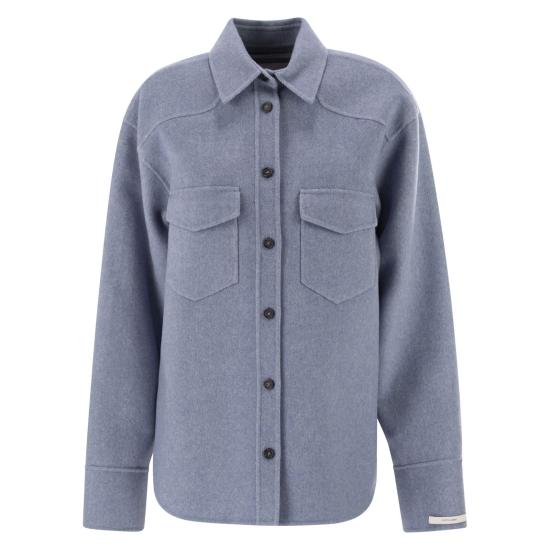 25FW 스포트막스 블라우스/셔츠 2522196023600 LIGHT BLUE