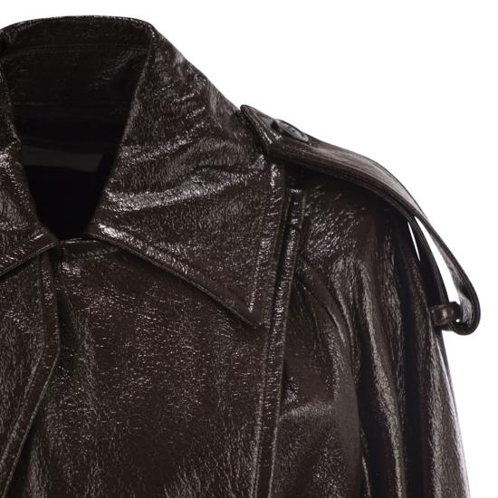 25FW 스포트막스 BETA 베타 에코 레더 자켓 2522086063600 DARK BROWN - SPORTMAX