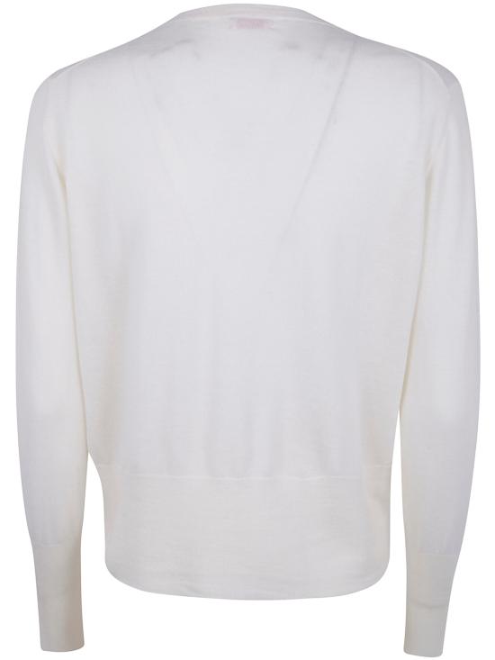 25FW 로쏘퓨로 가디건 RI8387C 101 WHITE - ROSSO PURO