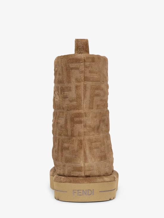 25FW 펜디 아프레 시크 FF 스웨이드 로우 부츠 8T8606ASA1 F0C23 Brown - FENDI