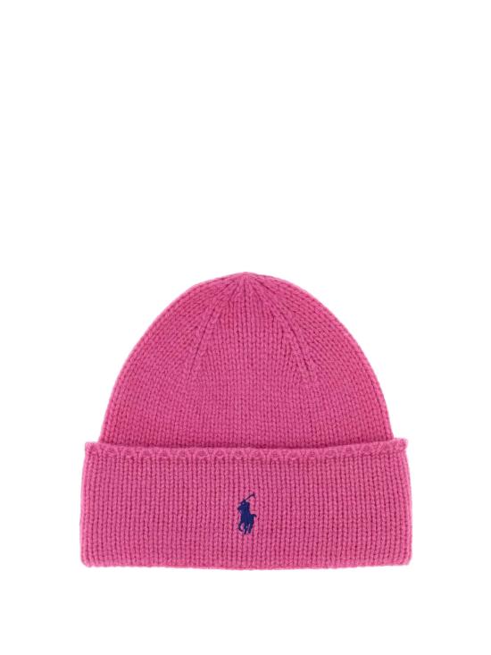 25FW 폴로 랄프로렌 포니 로고 자수 비니  455 954355 011 Pink