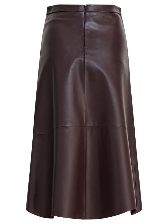 25FW 펄링바이지아니 미디 스커트 GWENDANAPPA GLOVEBORDEAUX Beige - FURLING BY GIANI