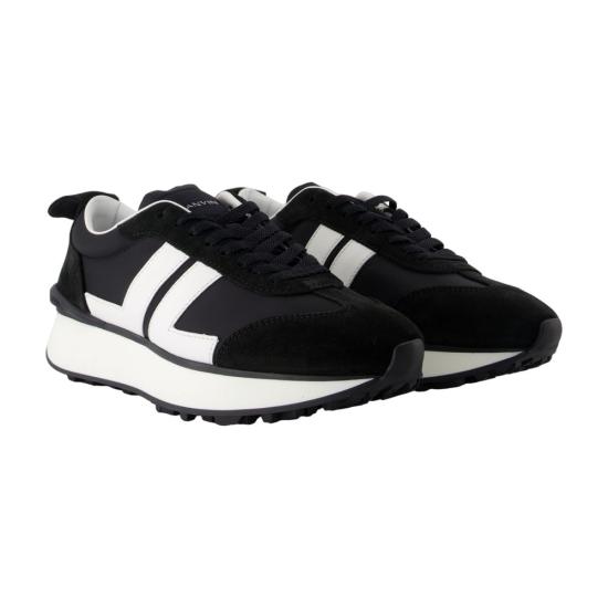 25FW 랑방 스니커즈 FU SKBUMP NYLO H25 1000 BLACK - LANVIN