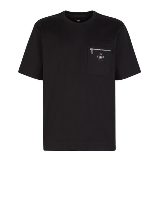 25FW 펜디 반팔 티셔츠 FY0936 ARYRF0QA1 Black