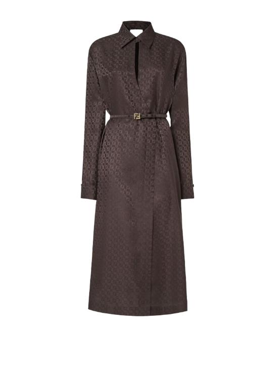 25FW 펜디 미디 원피스 FDD443 AUQGF1T6H DARK BROWN 25