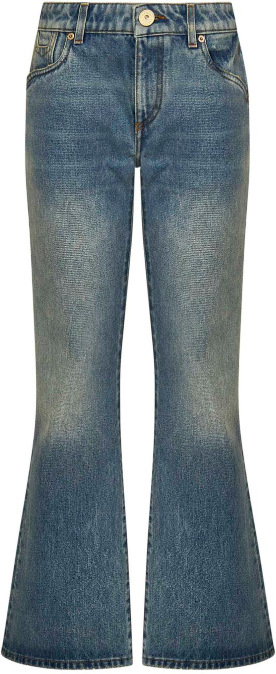  발망 데님 팬츠 CF1MJ120DE046FF BLUE - BALMAIN