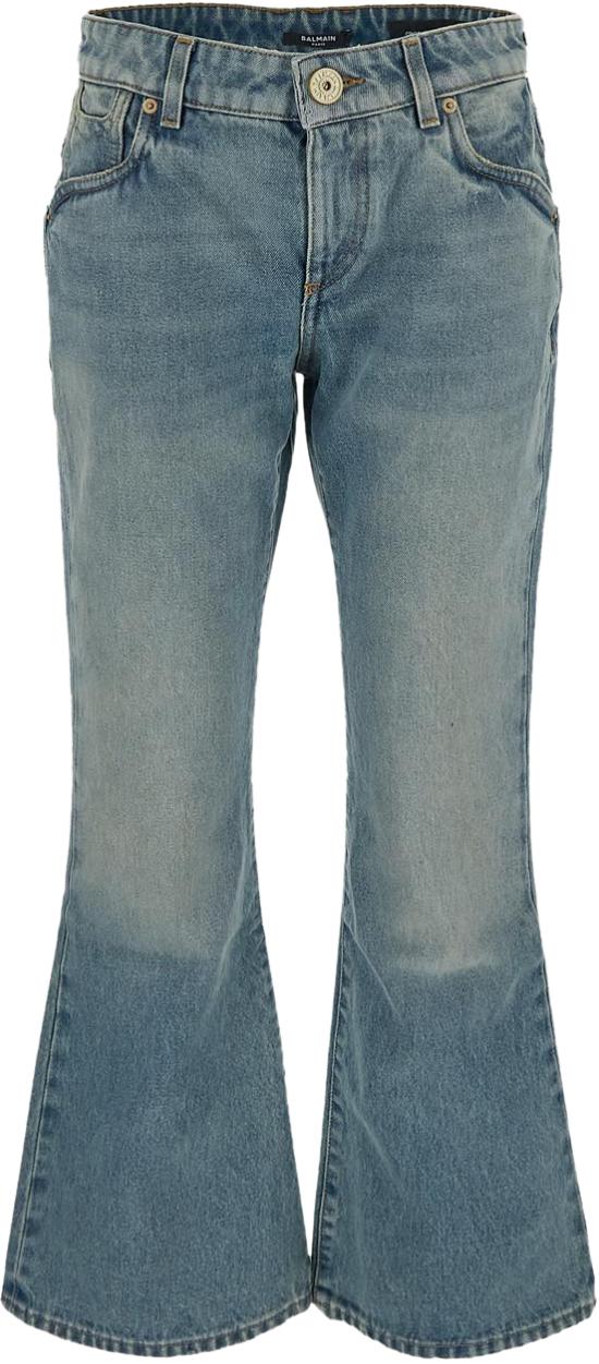  발망 데님 팬츠 CF1MJ120DE046FF BLUE - BALMAIN