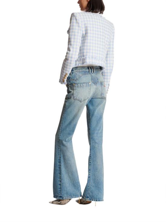  발망 데님 팬츠 CF1MJ120DE046FF BLUE - BALMAIN