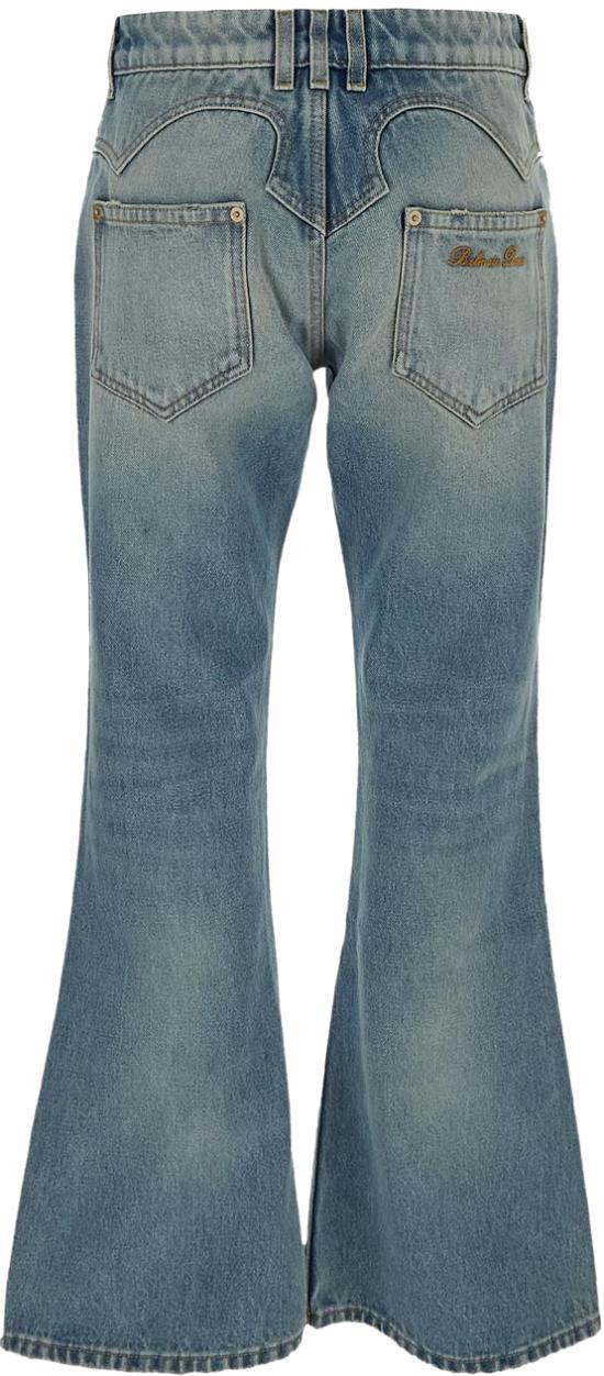  발망 데님 팬츠 CF1MJ120DE046FF BLUE - BALMAIN