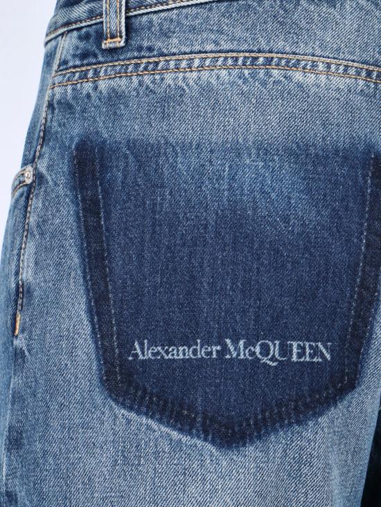  알렉산더 맥퀸 데님 팬츠 794082 QYAA5 4211 Blue - ALEXANDER MCQUEEN
