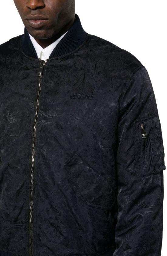  베르사체 코트 10139291A098261UI20 BLUE - VERSACE