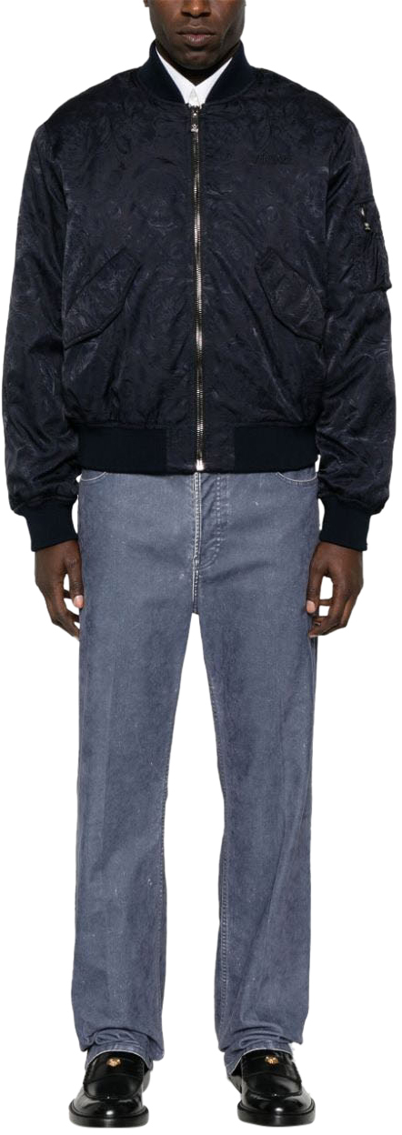  베르사체 코트 10139291A098261UI20 BLUE - VERSACE