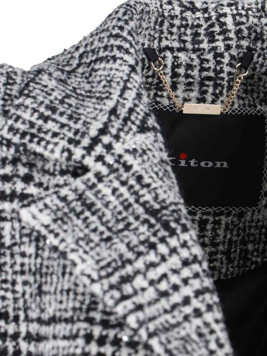 25FW 키톤 코트 D50633K0519G03 000 White - KITON