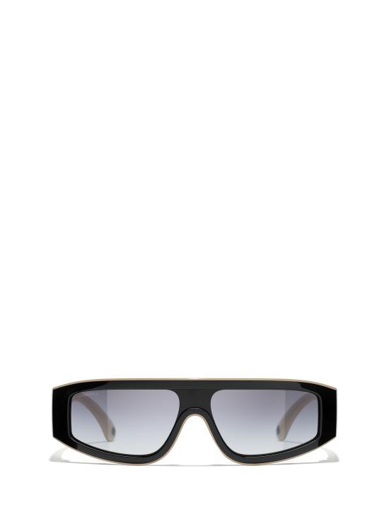 26FW 샤넬 선글라스 CH6057 C534S6 BLACK BEIGE