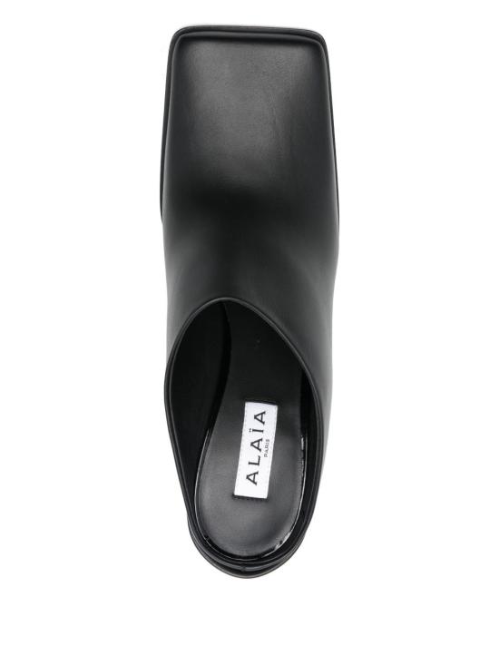 25FW 알라이아 샌들 AA3M2006I049 999 Black - ALAIA