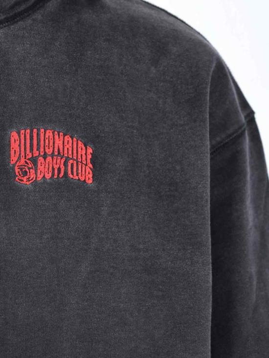 25FW 빌리어네어보이즈클럽 후드 티셔츠 B25350WASHED BLACK Black - BILLIONAIRE BOYS CLUB