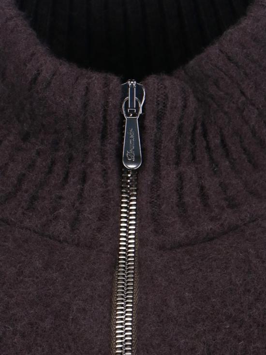 25FW 드루모어 집업 니트 D8W202GL585 Brown - DRUMOHR