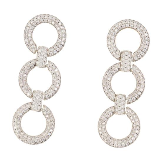 25FW 셀프 포트레이트 이어링 AW25 619E SL Silver