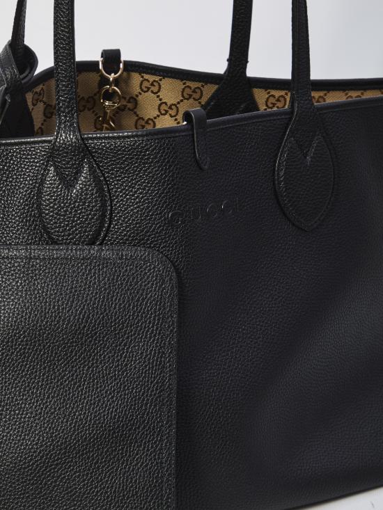 25FW 구찌 토티시마 리버서블 미디엄 토트백 839112AAFEQ1069 BLACK DOM - GUCCI