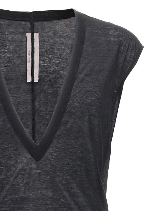 25FW 릭 오웬스 반팔 티셔츠 RU02E1157UC09 - RICK OWENS