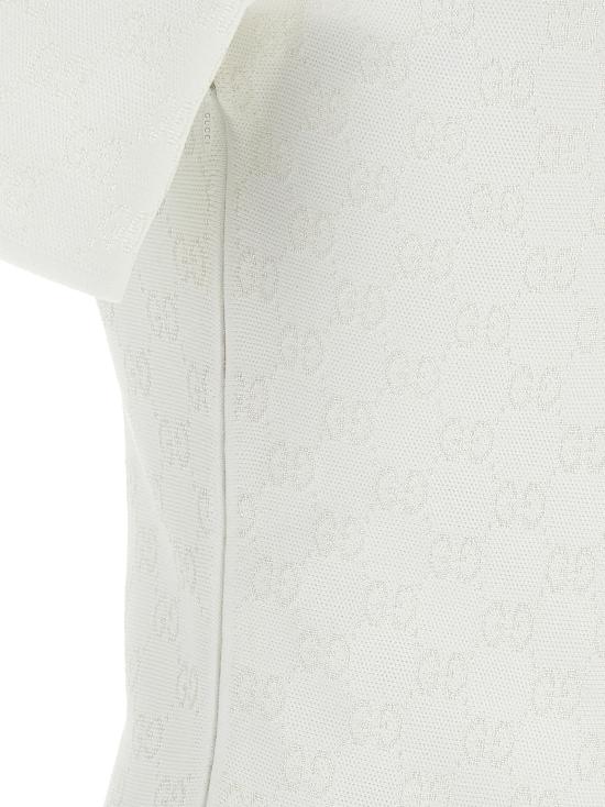 25FW 구찌 라운드넥 자카트 미니 원피스 828746XKEVN9000 - GUCCI