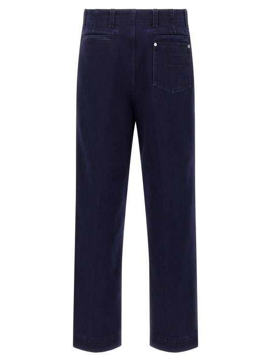 25FW 구찌 엠보스 라벨 워시드 데님 팬츠 835168XDDA84447 - GUCCI