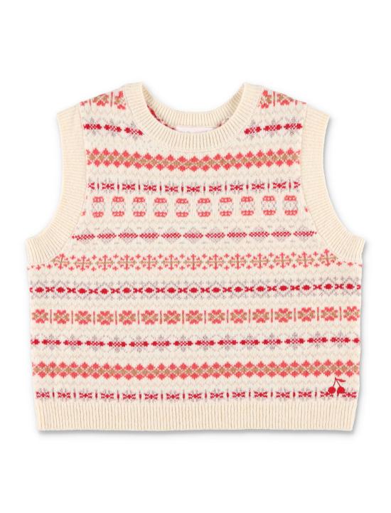 25FW [키즈] 봉쁘앙 베스트 W05GJUK00027 905 Beige