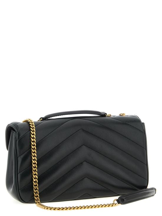 25FW 생로랑 루루 마틀라세 램스킨 미디움 숄더백 801439AAEAX1000 - SAINT LAURENT