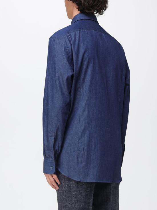 25FW 에트로 셔츠 MRIB000499SA5L9 X0880 Gnawed Blue - ETRO