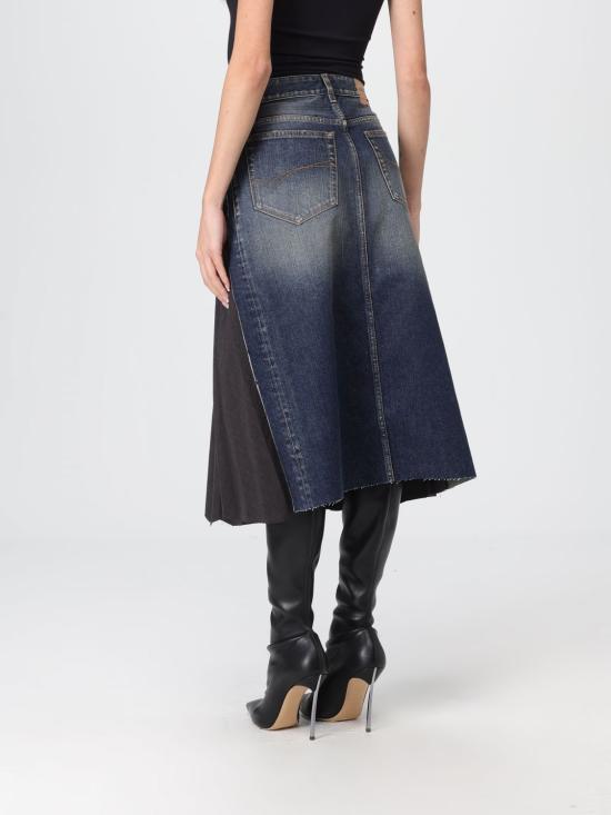 25FW 발렌시아가 롱 스커트 838770TST05 1000 Black - BALENCIAGA