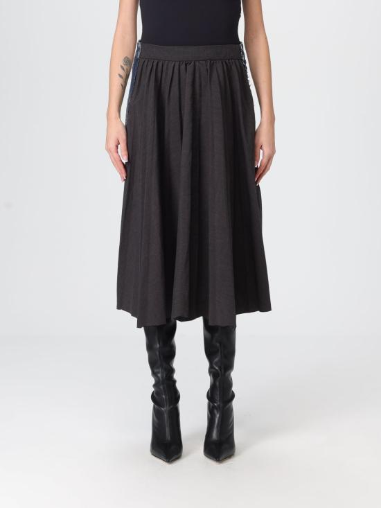 25FW 발렌시아가 롱 스커트 838770TST05 1000 Black