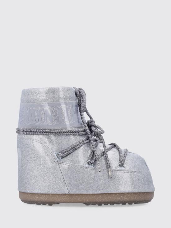 25FW [키즈] 문부츠 아이콘 나일론 로우 부츠 80D1409440K H001 Silver