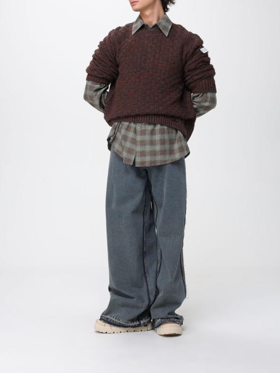 25FW MM6 메종마르지엘라 스웨터 SH2HL0034M13174 961 Grey - MM6 MAISON MARGIELA